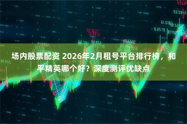 场内股票配资 2026年2月租号平台排行榜，和平精英哪个好？深度测评优缺点